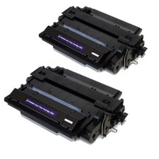 2PK CE255X Toner Cartridge for HP55X LaserJet P3015 picture