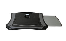 Huanuo Laptop Lap Desk with Lap Cushion, Mouse Tray and USB Cooling Fan picture