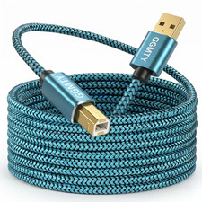 Printer Cable 40 Ft,Usb Printer Cable USB 2.0 Type a Male to B Male Scanner picture