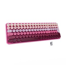 UBOTIE Colorful Bluetooth 100Keys Keyboards (Rosy Gradient) Rosy Gradient picture