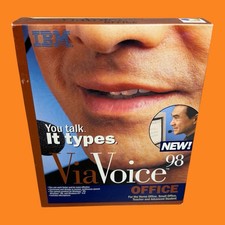 IBM ViaVoice 98 Office Edition Talk To Text Windows 95 Big Box PC CD-ROM picture