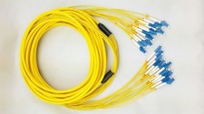 30M  LC/UPC to LC/UPC 12 Fibers SM 9/125 Single mode Fiber Patch Cable -12980 picture