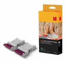 2 Kodak All-In-One Mini Cartridge 20 Sheets Paper Mini 2 Photo Printer NEW picture