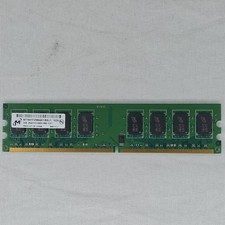Micron 2GB DDR2 SDRAM DIMM PC2-6400U 240-Pin RAM MT16HTF25664AY-800J1 picture