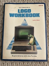 COMMODORE 64 LOGO WORKBOOK M J Winter explorations with Turtle 1984 paperback picture