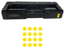 Fujitsu 434063 Yellow Toner Cartridge Ricoh Tonr C125 P C125 Mf picture