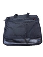 IBM Retro ThinkPad Black Messenger Bag Padded Laptop Carrying Case Shoulder  picture