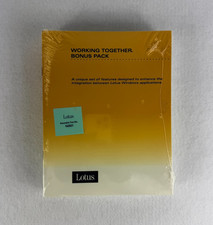 SEALED Lotus Working Together Bonus Pack Windows Software – Part No 125892 picture