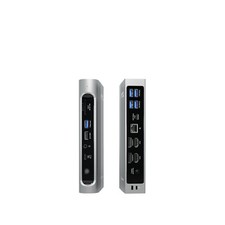 Plugable Quad-Monitor Thunderbolt 4/USB4/USB-C Dock for Windows/macOS picture