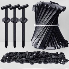 (50Pcs) Nylon Universal Cable Tie Buckle, Multifunctional Rivet Zip Ties, picture