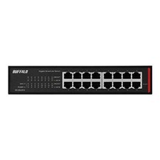 BUFFALO Giga Layer 2 Smart Switch 16 Port BS-GS2016 Network Black OFF-NONE-ON picture