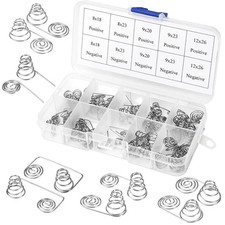 50pcs AA Battery Spring Replacement Assorted, Conversion Spring Positive & Negat picture