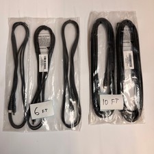 Lot of 5 Mixed USB C to Lightning 20W, USB C to C 60W Charging Cables 6ft 10ft picture