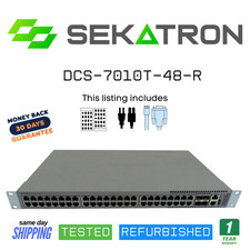 ♻️ Arista DCS-7010T-48-R 48-Port 1G/10G Switch Rear to Front Airflow⚡Fast Ship picture