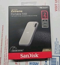 SanDisk 2TB Extreme Portable USB-C USB 3.2 External SSD New Sealed picture