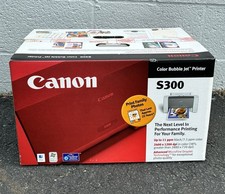 Vintage 2001 Canon Color Bubble Jet Printer S300 ~ Brand New ~ Never Used picture
