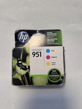 Genuine HP Officejet 951 Color Ink Cartridge 3 PK Sealed New Old Stock picture