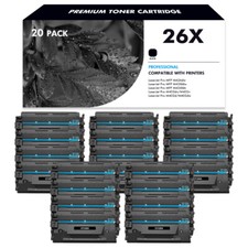 20PK Compatible With HP LaserJet Pro M402n MFP M426fdn CF226X 26X Black Toner picture