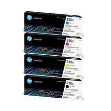 Genuine HP 210X High Yield Toner Set (4-Pack) W2100X-W2103X 4201 4301 TerraJet  picture