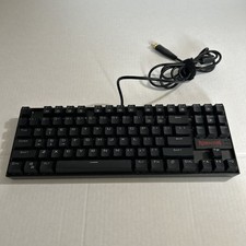 Red Dragon Kumara K552-1 USB GAMING Mechanical Keyboard Red LED TESTED WORKS picture