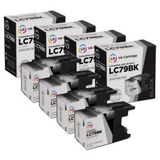 LD  for Brother LC79 4pk Black Extra HY Ink MFC J5910DW J6510 J6710 J6910 picture
