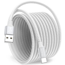 Huukein White USB A to C Cable 15ft, Extra Long C  picture
