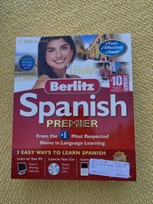 BERLITZ Spanish Premier Language Learning Software 8-Disc Set For Windows & Mac picture
