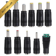 11Pcs 5.5mm x 2.1mm DC Power Adapter Tips Universal Charger Connector Kit picture
