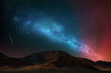 Landscape space art Custom Gaming Mat Desk picture