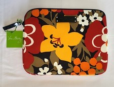 Vera Bradley Bittersweet Neoprene Tablet eReader Sleeve 10x8 Padded Zipper N08 picture