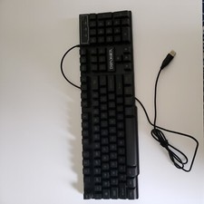 Gaming Keyboard LED Backlit Floating Keyboard 104 Keys Anti-ghosting Ergonomic picture