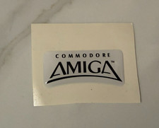 Commodore Amiga Logo Label Sticker Domed picture