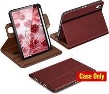 Case for iPad mini 7 A17 Pro 2024, also fits iPad mini 6, Burgundy Red picture