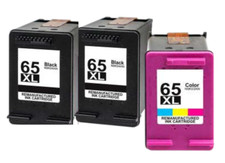 LD Replacement Replacements HP 65XL High Yield 2-Black & 1-Tri-Color Ink picture