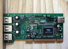 READ DETAILS PCI USB 2.0 4-Port Host Expansion Card VER:1.0 B/N: T-24-F-114178 picture