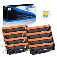 8PK Canon 071 Toner Cartridge Compatible for ImageCLASS MF272dw LBP122dw Black picture