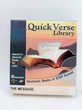 QuickVerse Library The Message STEP Format CD-ROM Bible Software Windows New picture