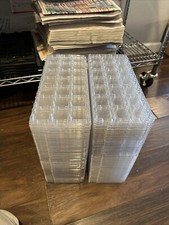 100 PCS TRANSPARENT 21-CPU TRAY HOLDER LIGHT Intel i3, i5, i7, i9 picture