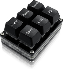 BTXETUEL Copy Paste Search save Cut All 6-Key Keyboard One Handed OSU Keypad Pro picture