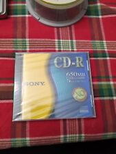 New Vintage SONY Recordable CD-R 650 MB 74 min CDQ-74CN Blank CD Media picture