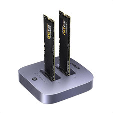 UGREEN 20Gbps Cloner, M.2 Duplicator Dual Bay Nvme Enclosure | Tool-Free USB3.2 picture