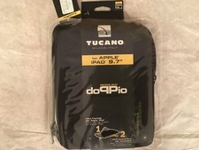Tucano Doppio Multifunctional Dual Compartment COVER SLEEVE FOR IPAD 9.7”  BLACK picture