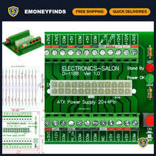 24/20-Pin ATX DC Power Supply Breakout Board Module for Electronics Projects picture