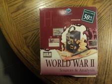 World War II Sources & Analysis History Interactive PC CD Photos Video Archives picture