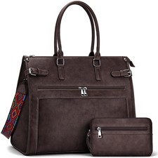 Laptop Tote Bag for , 15.6 inch Computer Purse Coffee picture