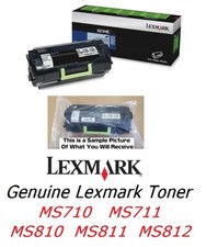 Mostly New Genuine Lexmark 521HE Toner MS710 MS711 MS811  52D1H0E -- 85% Toner picture