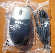 Dell MO56UO USB Optical Wheel Mouse DARK GRAY - SEALED NEW OLD STOCK picture