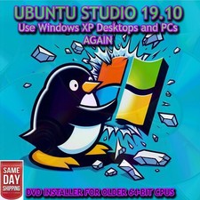 Ubuntu Studio 19.10 Installer DVD - Perfect for Older 64-Bit Computers Secured picture