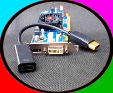 RETRO✔️HDMI - DVI - DisplayPort✔️Low Profile✔️PCI-E x16 Video Card✔️DUAL MONITOR picture