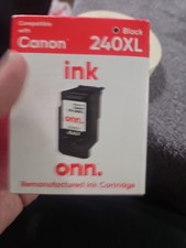 onn. Canon 240XL Black Ink Cartridge EXP 10/2025+ BRAND NEW picture